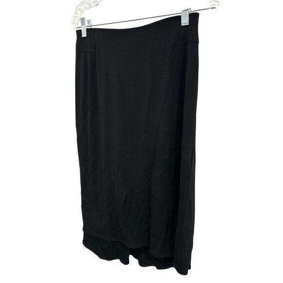 Max Studio Black High-Low Hem Skirt Sz Small - Picture 3 of 9